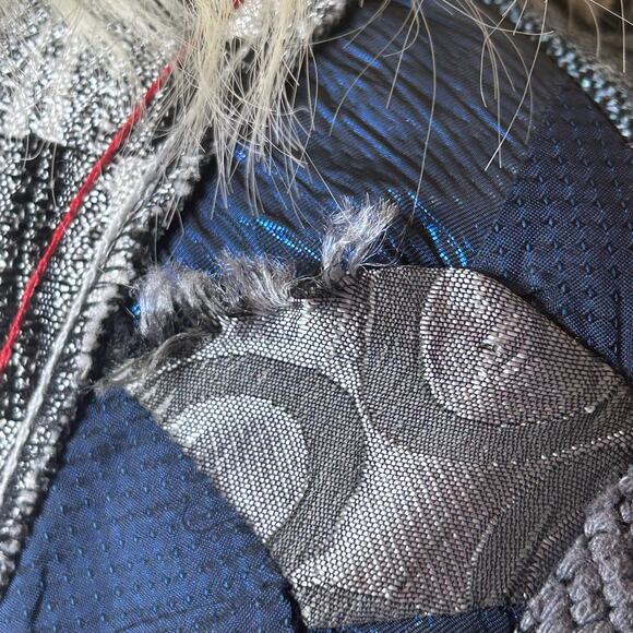 Desigual tapestry coat with matching skirt artsy multicolor graphic set M - Picture 16 of 16